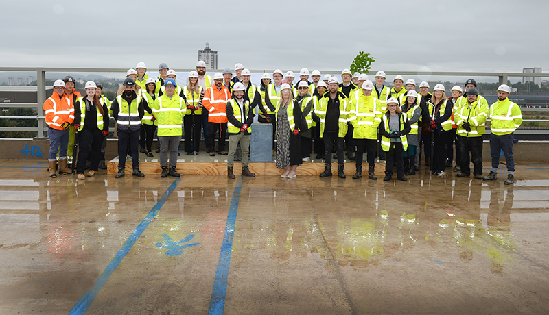 ‘Topping out’ of new Health Innovation Hub in Glasgow