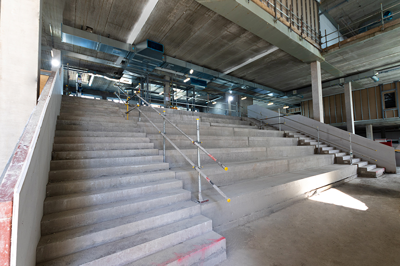 Approximately 1,500 precast concrete units were supplied by FP McCann at Dunfermline Learning Campus