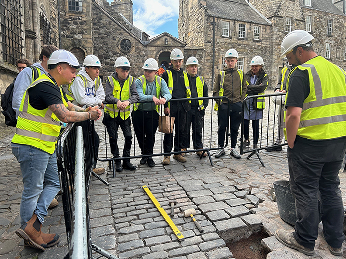 Visit to Stirling Castle. Image courtesy of Fife Council