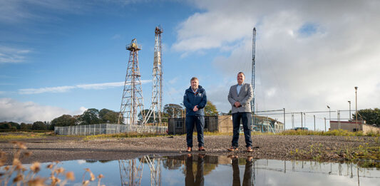 Montrose Port CEO, Tom Hutchison, and Equipco Investments owner, Mark Stephen