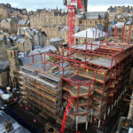 India Buildings Virgin Hotel in Edinburgh under construction