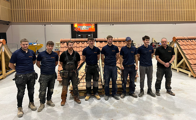 Roofing finalists at SkillBuild 2024