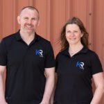 Aberdeenshire group celebrates recertification achievements Kenny Robertson, Managing Director at KR Group and Nicola Fraser, Business Director at KR Group