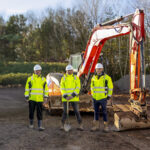 Brian Robertson, (Allanwater Homes Director, Ross Tait (Site Manager) and Ross Kelso (Contracts Manager)