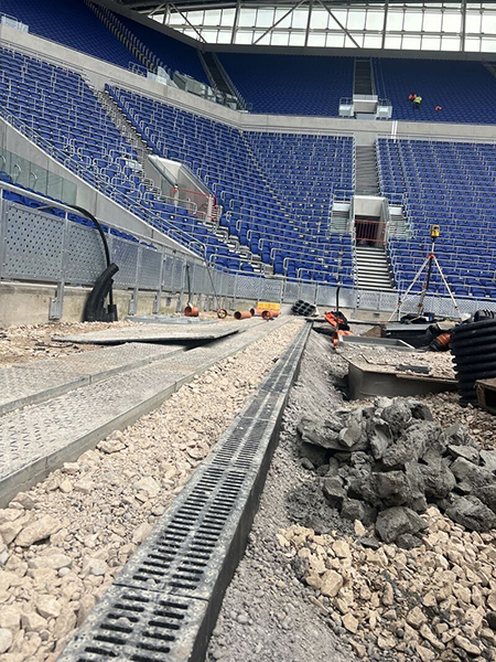 Durachannel at Everton’s new stadium