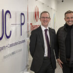 Procast completes acquisition of JC+P Property and Construction Consultants JC+P Managing Director Gordon Ross and Procast Owner and Managing Director Derek Innes.