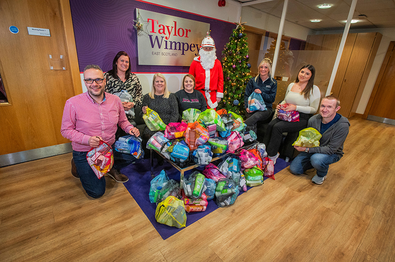 Taylor Wimpey charity washbag initiative