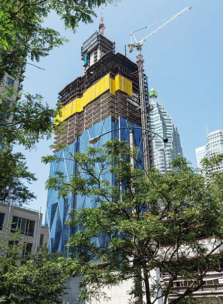 Doka supports the realisation of buildings with the highest sustainability standards, such as CIBC Square II in Toronto