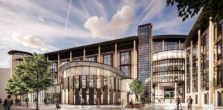 A CGI of the redeveloped Port Hamilton Building