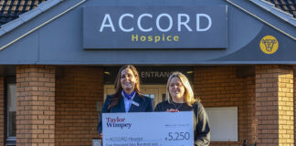 Taylor Wimpey ACCORD Hospice donation