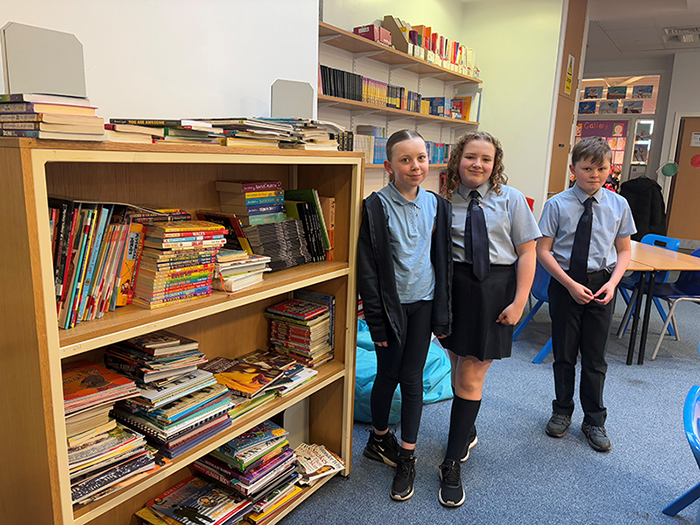 High Blantyre Primary received £3,000 to support the development of a new library facility