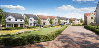 Taylor Wimpey East Calder typical streetscene