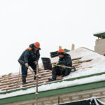 Marley launches campaign to keep roofers safe in winter Roofers in winter. Image credit: Shutterstock