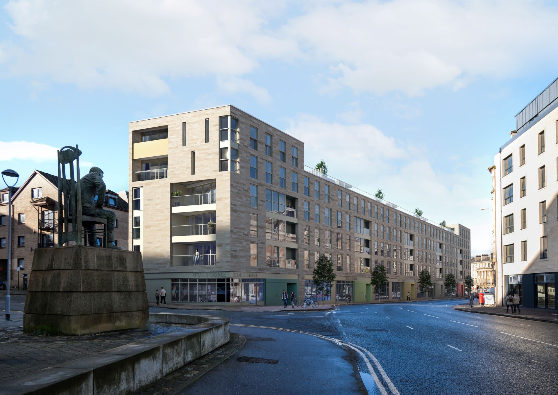 Cranstonhill Police Station site CGI