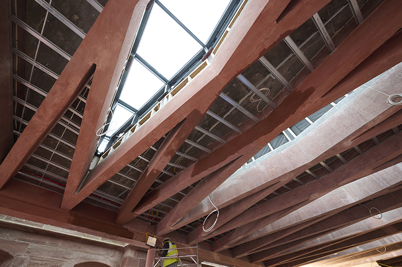 Saltire Bistro large glass roof lights