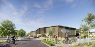 Artist Impression of Alloa Wellbeing Hub. Image_ credit: JM Architects