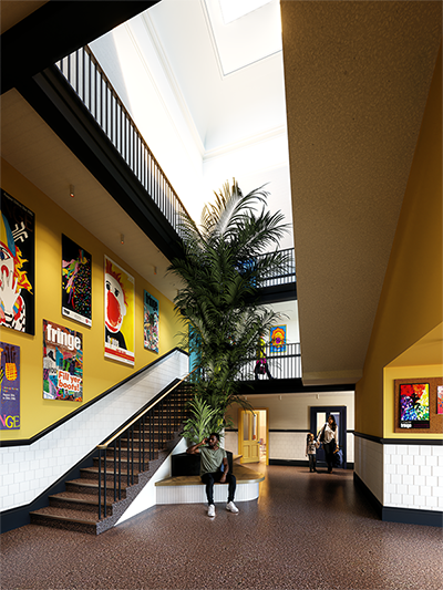 CGI Fringe Central Stairs