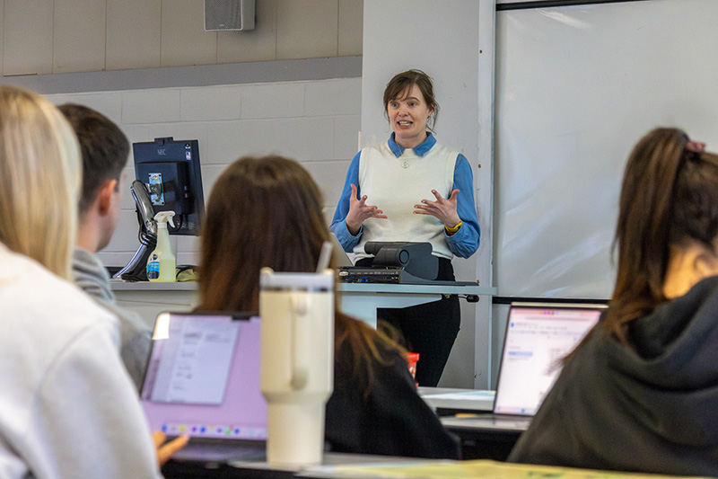 Heriot-Watt students hear about the new work-study MSc