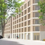 Back to the future: new student complex plans take inspiration from site’s history Artist’s impression of plans