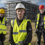 CCG apprentices Calvin (left); Innes (centre); and Elliot (right)