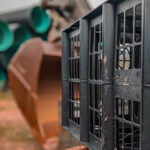 Naylor’s modular attenuation system tipped to fill a Void Naylor AquaVoid modular attenuation crate