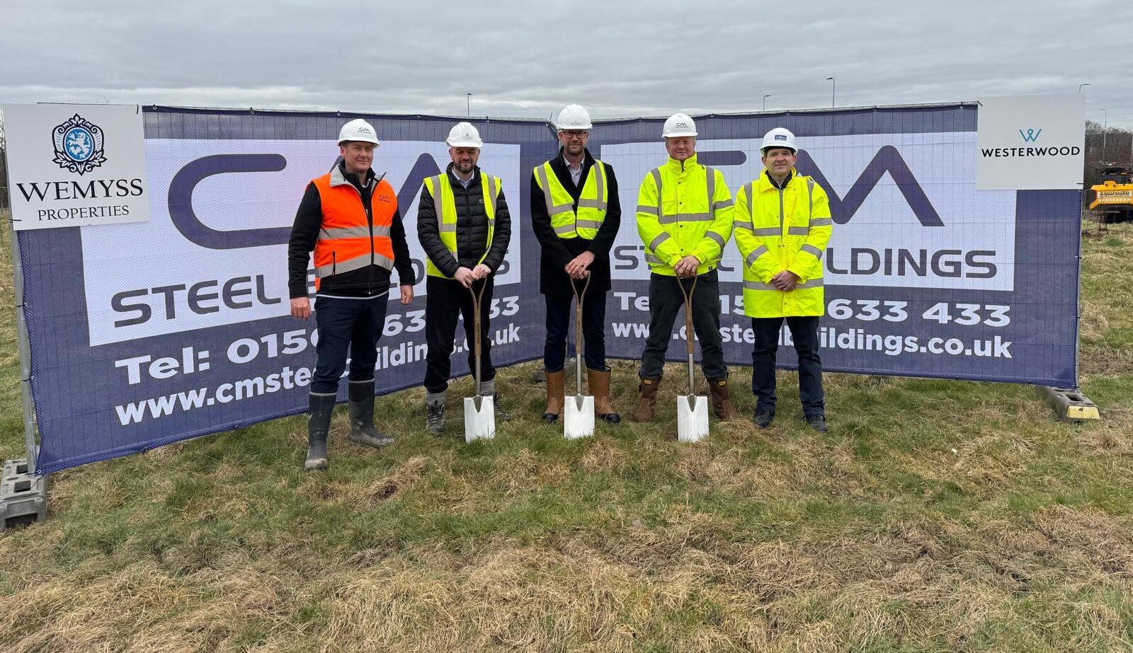 A sod-cutting ceremony recently marked the start of construction work