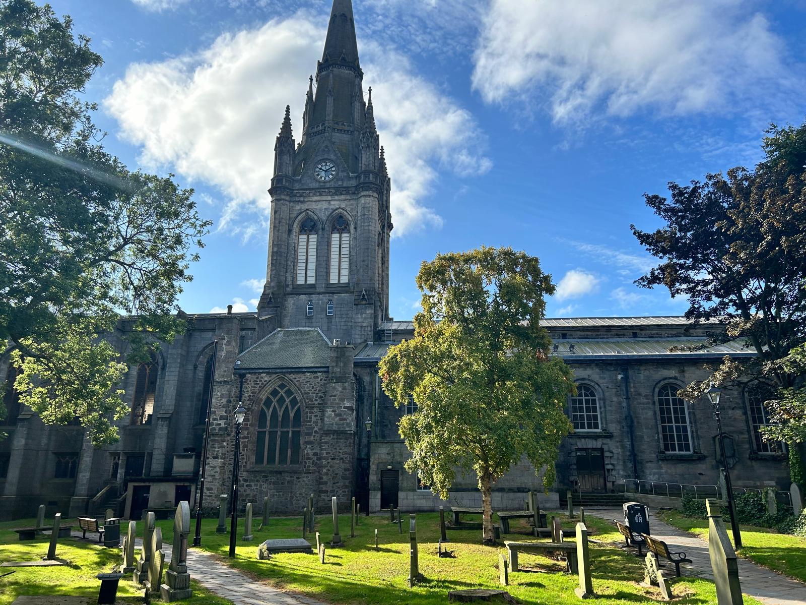 Church in sunshine