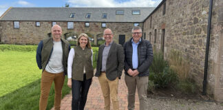 Politicians in Orwell Farm visit
