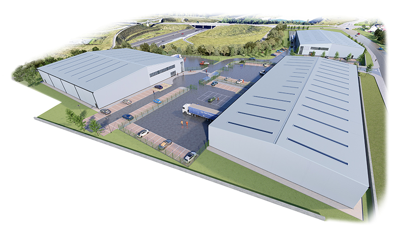 3D render of how the project will look once complete