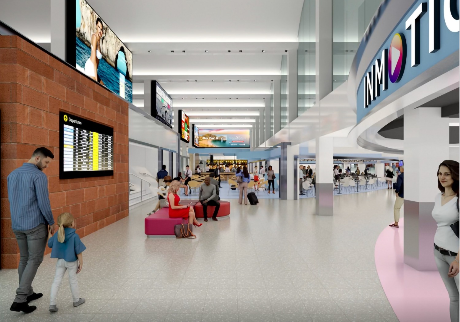 Artist's impression of Glasgow Airport main terminal 