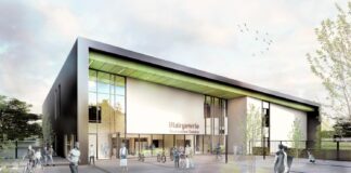 CGI of leisure centre