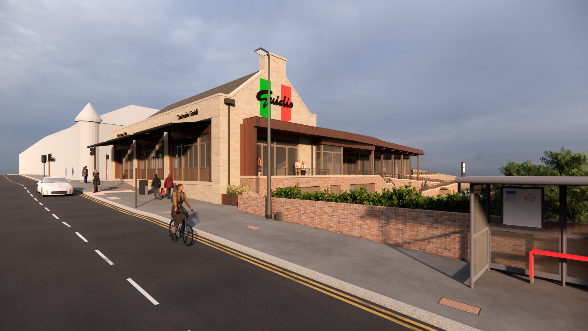 Guidi's exterior artist's impression