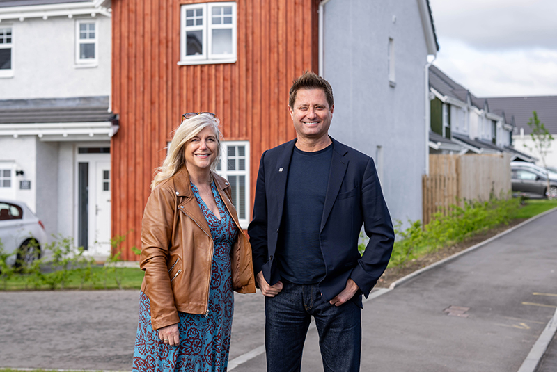 Jane Wood and George Clarke