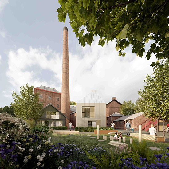 A GGI of the proposed development at the Caledonian Brewery