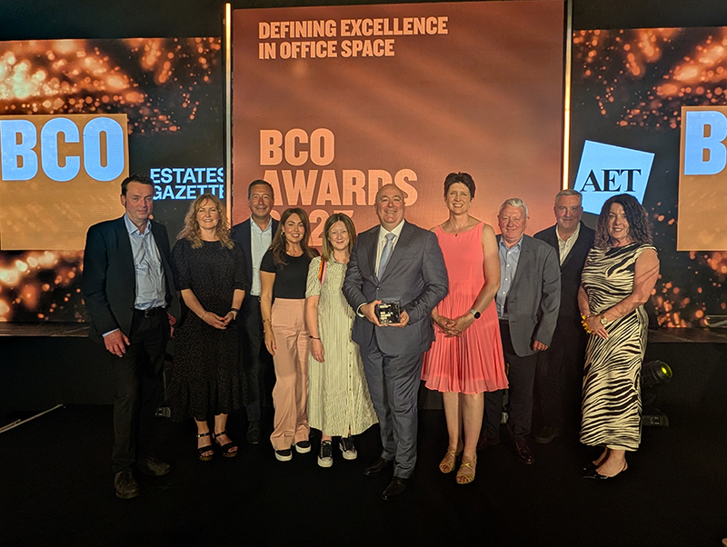 Clyde Gateway team collecting their award