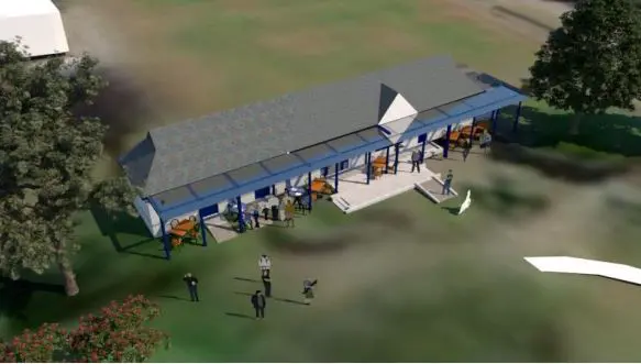 Artist's impression of new cafe