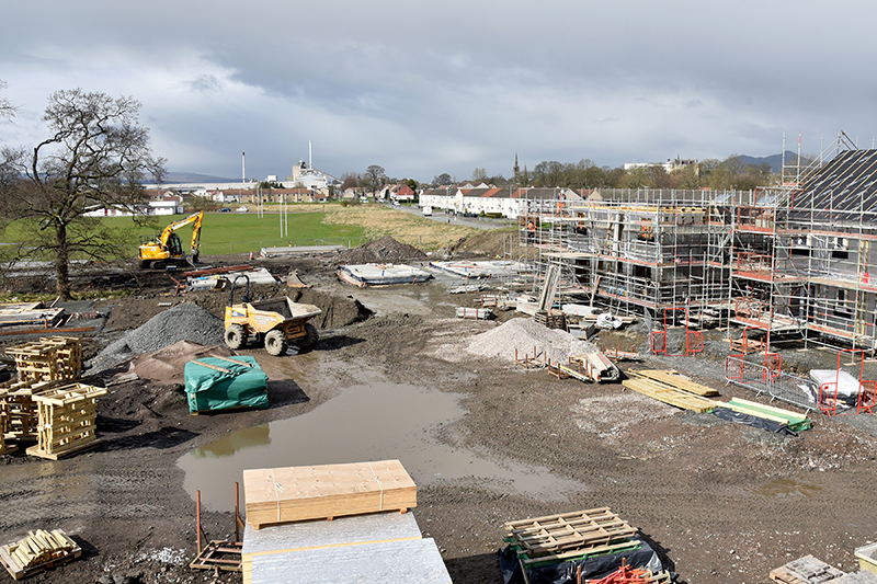Alloa housebuilding site