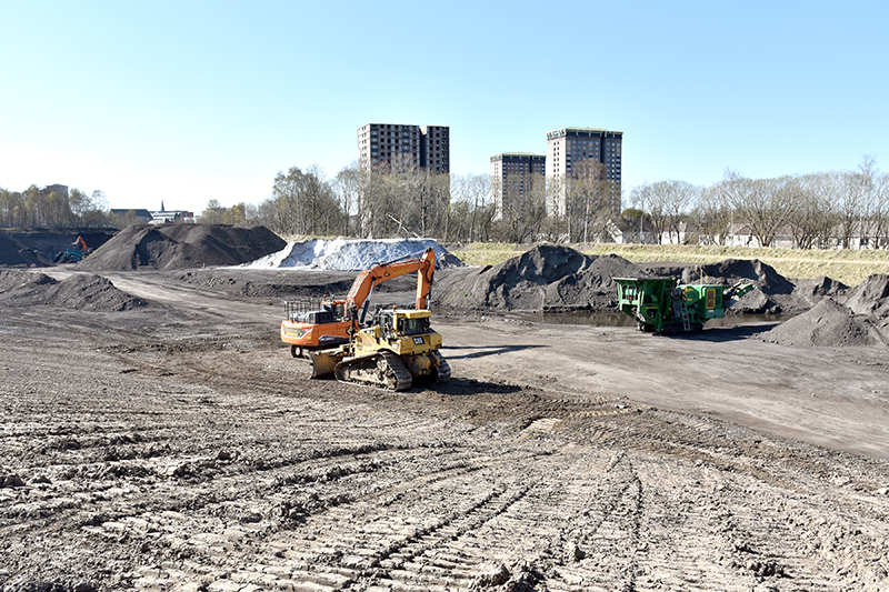 Ravenscraig construction work