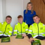 Kirsty Allan and apprentices at City Access Scaffolding
