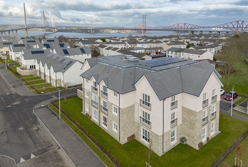 Homes with Queensferry Crossing in background