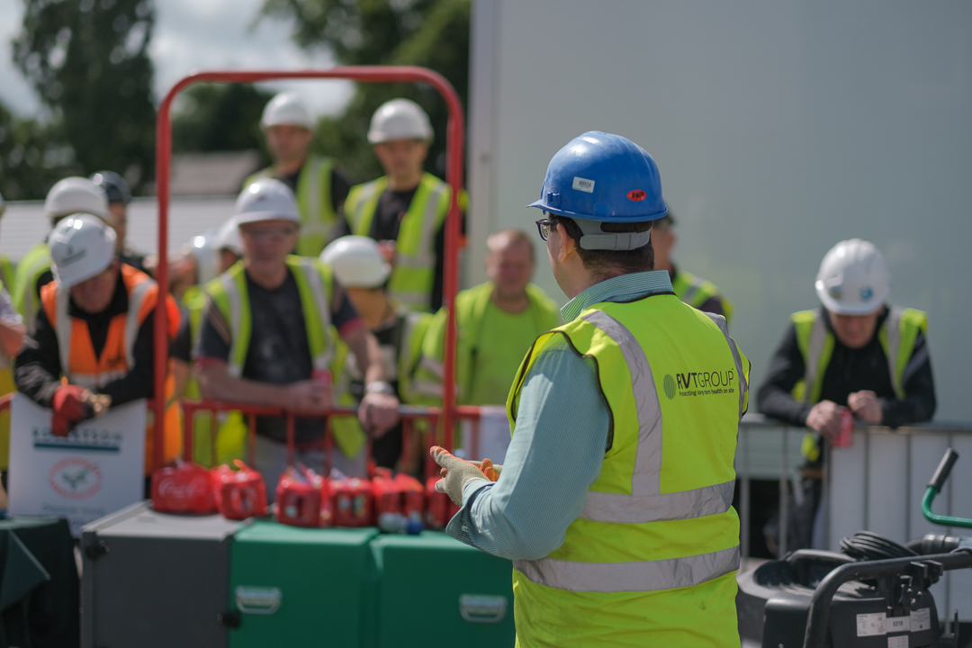 Construction worker on site
