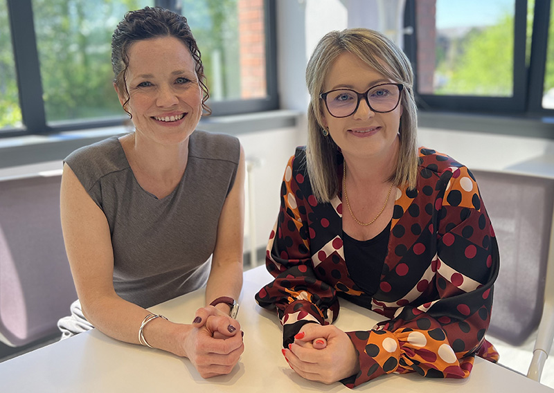 Susan Wilson, Senior Architectural Coordinator and Nicola McGuiness, Head of Technical at Cruden
