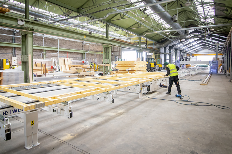 Timber frame factory
