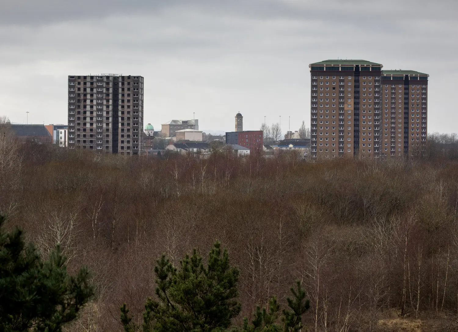 Motherwell tower blocks