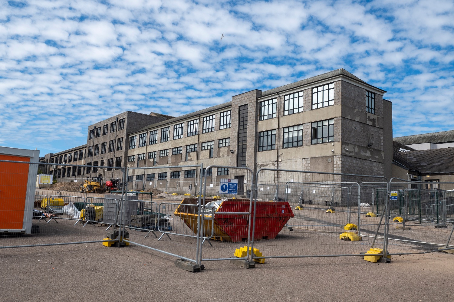 Exterior of school