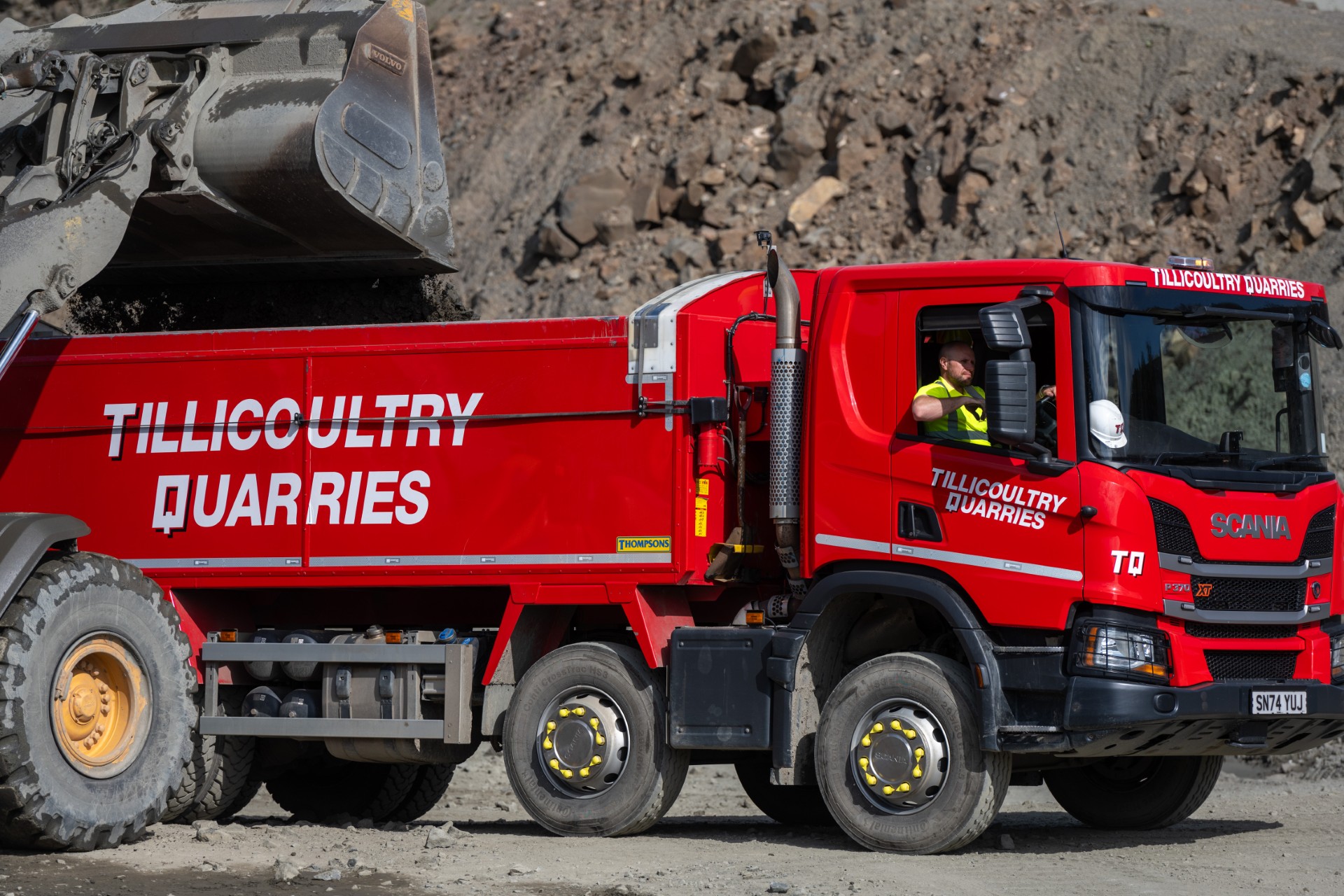 Tillicoultry Quarries lorry
