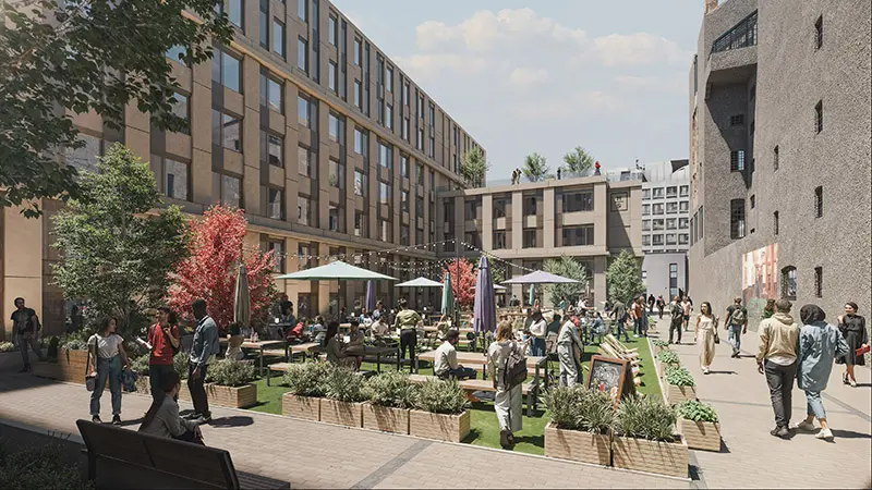 Artist's impression of plans