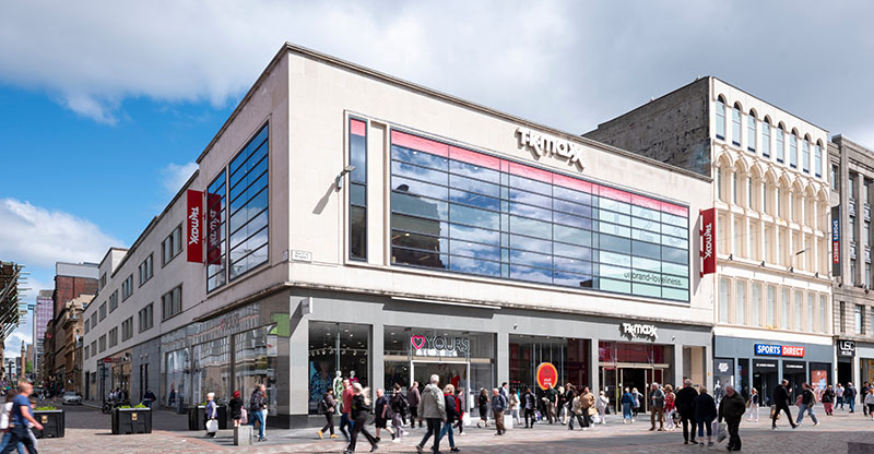 Office/retail building in Glasgow's Argyle Street