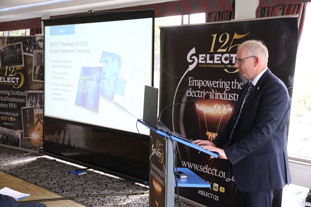 Alan Wilson at the SELECT AGM