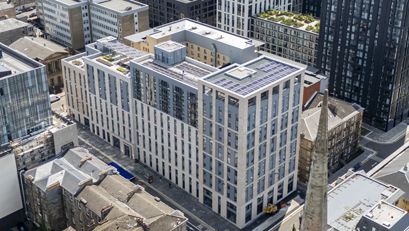 Student development in Glasgow city centre